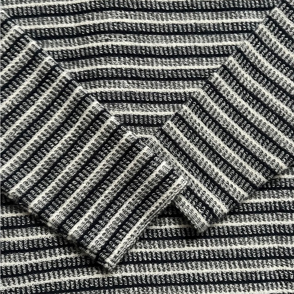 Weird Fish Jumper Womens Size 12 UK Striped With Button Accents - Picture 7 of 9